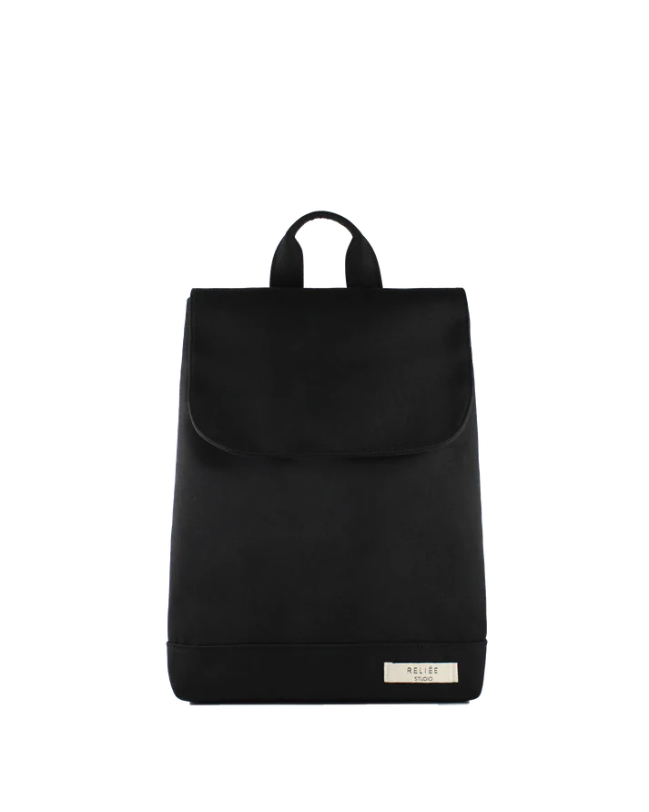 Reliée Studio Mel classic waterproof backpack - black