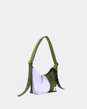 Load image into Gallery viewer, Reliée Studio Olga crossbody bag - green and lilac
