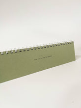 Load image into Gallery viewer, 2025 Mini Desk Calendar / minimal, modern &amp; pastel tones: Pale Green
