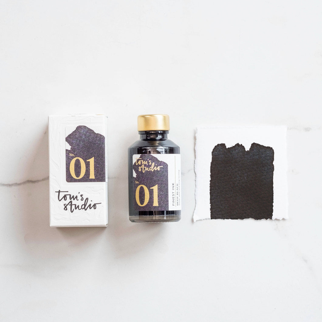 Tom's Studio - Fountain Pen Ink - Deep Black 01