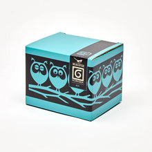 Load image into Gallery viewer, Magpie x Hornsea Mug - Owls on a Branch in Teal
