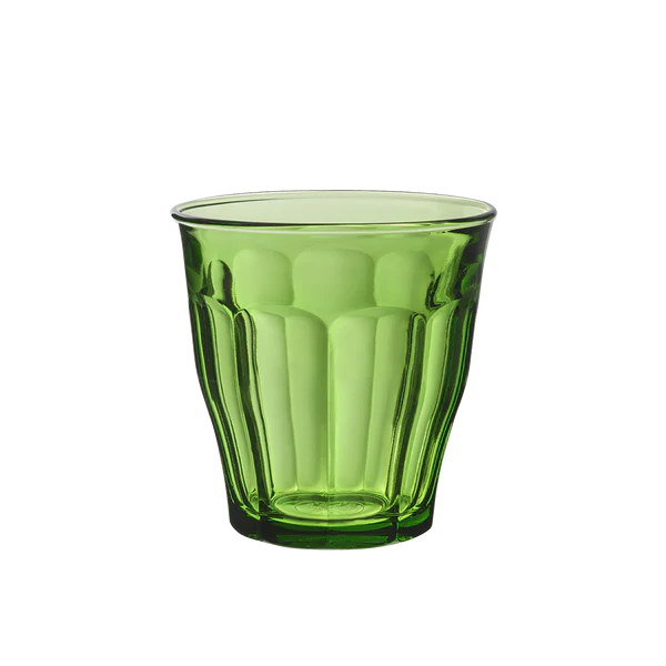 Duralex Picardie Jungle Green 25cl glasses, set of six