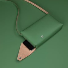 Load image into Gallery viewer, Lemur green recycled leather S BAG
