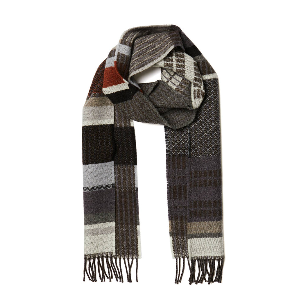 Wallace Sewell - Merino Lambswool Scarf - Nyack Brindle