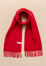 Load image into Gallery viewer, TBCO Lambswool Oversized Scarf in Red
