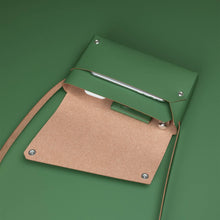 Load image into Gallery viewer, Lemur green recycled leather S BAG
