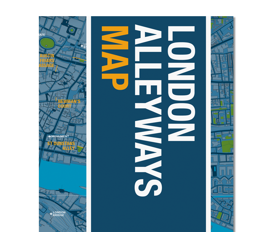 Blue Crow Media London Alleyways Map