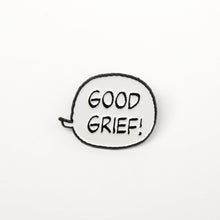 Load image into Gallery viewer, Magpie x Peanuts - Good Grief! vibe pin
