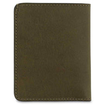 Load image into Gallery viewer, Escuyer khaki Tuscan leather Slim Wallet, handmade in Portugal
