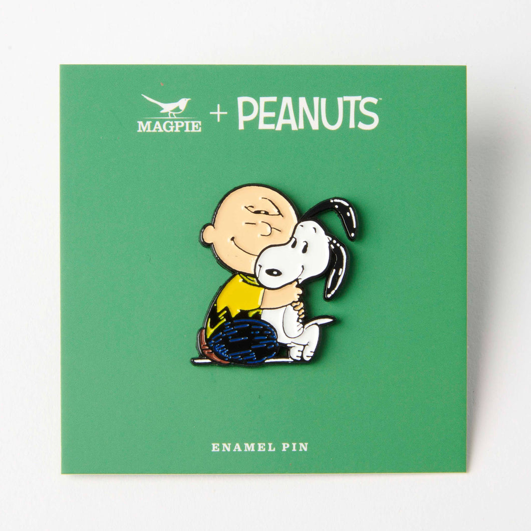 Magpie x Peanuts - Be Kind vibe pin