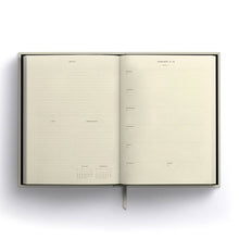 Load image into Gallery viewer, Blank Canvas - 2025 planner diary - ivory cloth bound
