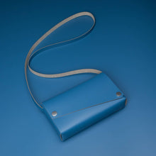 Load image into Gallery viewer, Lemur blue recycled leather S BAG
