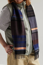 Load image into Gallery viewer, Wallace Sewell - Merino Lambswool Scarf - Nyack Midnight
