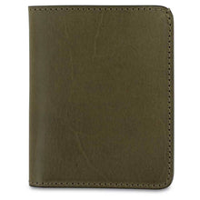 Load image into Gallery viewer, Escuyer khaki Tuscan leather Slim Wallet, handmade in Portugal
