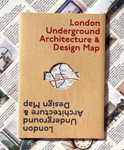 Load image into Gallery viewer, Blue Crow Media - London Underground Architecture &amp; Design Map
