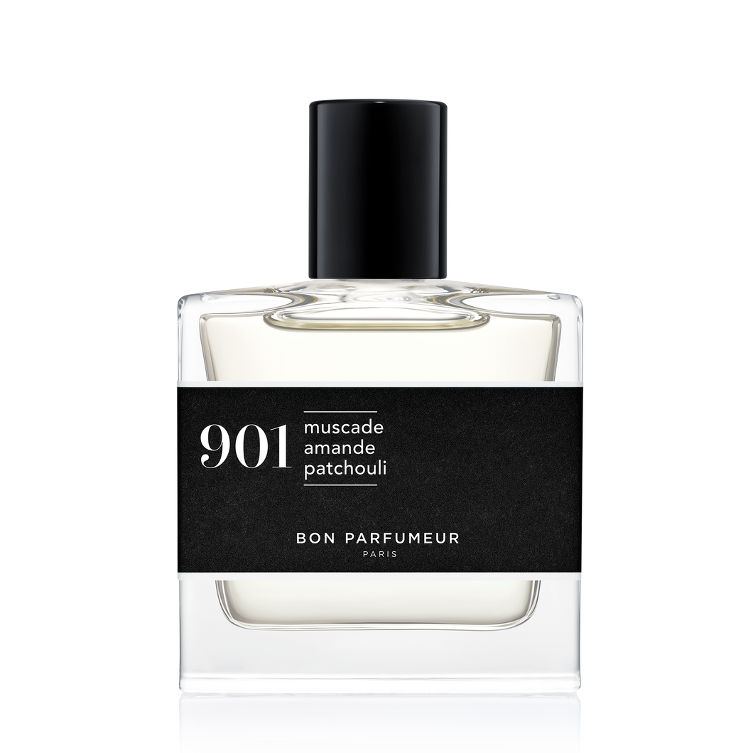 Bon Parfumeur Eau de parfum 901: nutmeg, almond & patchouli - for a spicy patchouli 30ml / 1 fl.oz.