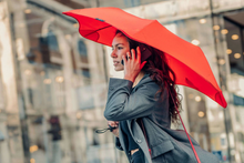 Load image into Gallery viewer, Blunt Metro Collapsible Compact Umbrella - Cherry Red
