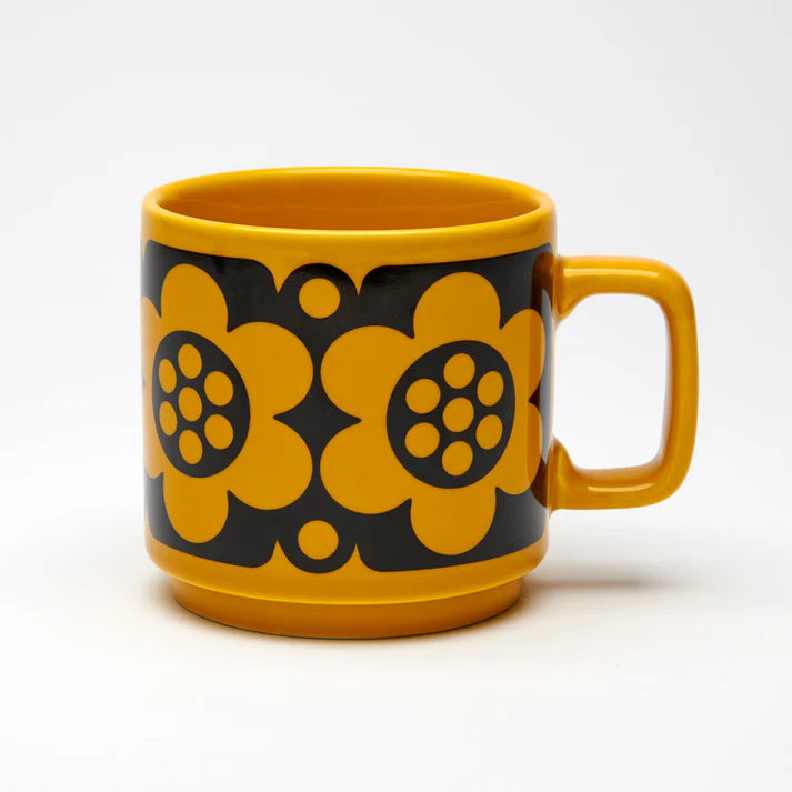 Magpie x Hornsea Mug - Geo Flower in Yellow