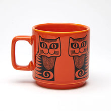 Load image into Gallery viewer, Magpie x Hornsea Mug - Grinning Cat in Orange
