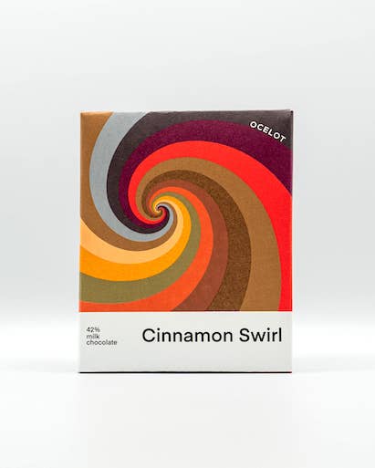 Ocelot Cinnamon Swirl - milk chocolate