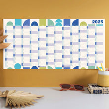 Load image into Gallery viewer, 2025 Year Wall Planner | Landscape | Cobalt Muse | Good Tuesday
