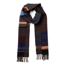 Load image into Gallery viewer, Wallace Sewell - Merino Lambswool Scarf - Nyack Midnight
