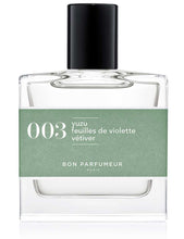 Load image into Gallery viewer, Bon Parfumeur Eau de Parfum 003. Yuzu, violet leaves, vetiver- a woody cologne. 30ml / 1 fl.oz.
