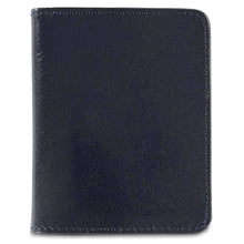 Load image into Gallery viewer, Escuyer blue Tuscan leather Slim Wallet, handmade in Portugal
