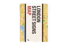 Load image into Gallery viewer, Blue Crow Media London Street Signs Map
