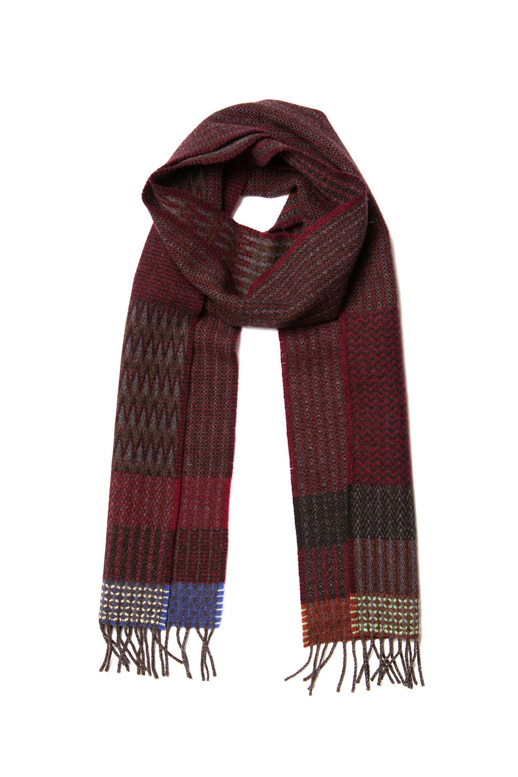 Wallace Sewell - Merino Lambswool Scarf - Houten Blackberry