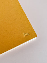 Load image into Gallery viewer, Fin Studio - Gmund Bier Series, Premium Textured Notebook: Pils golden larger beer
