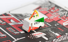 Load image into Gallery viewer, Candyvan - Pizza Van - Wooden Diecast Toy Car Candylab
